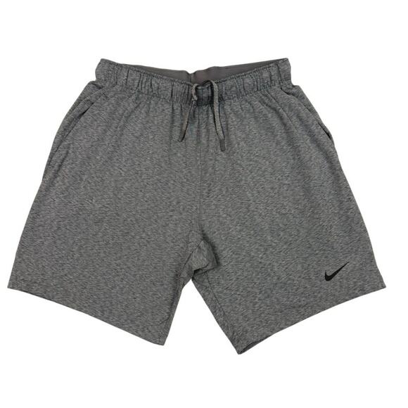 Nike Men’s Yoga Training Shorts DB4199 056 Light Grey Size L - Picture 1 of 9